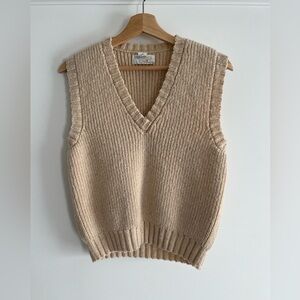 Vintage cream sweater vest from shop RLT